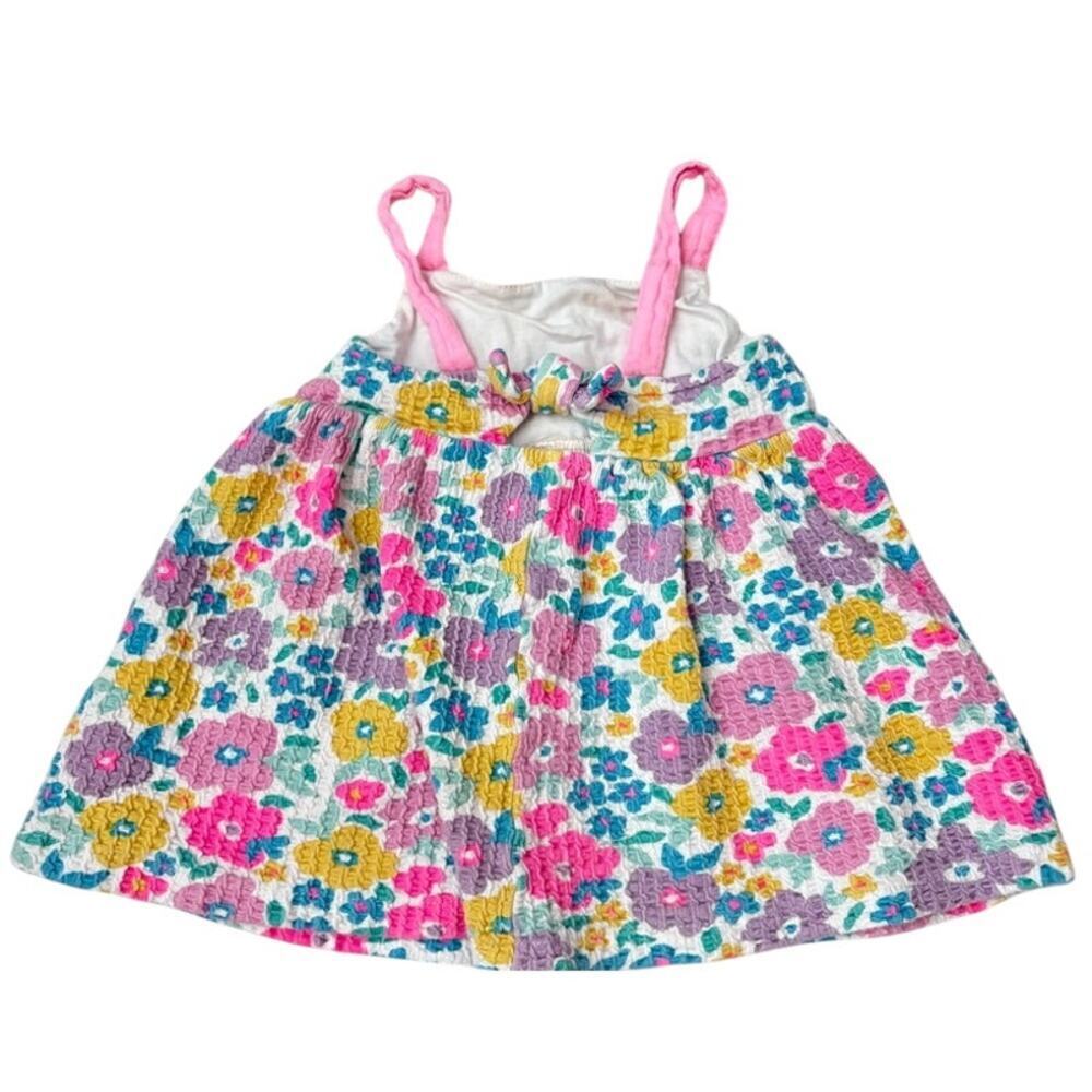 ZARA Toddler Girls Bright Floral Summer Dress Size 2 Years - Picture 2 of 4